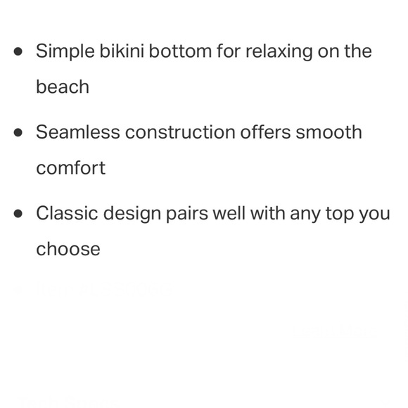 NWOT L*Space Sensual Solid Sandy Classic Bikini Bottom - Picture 13 of 13